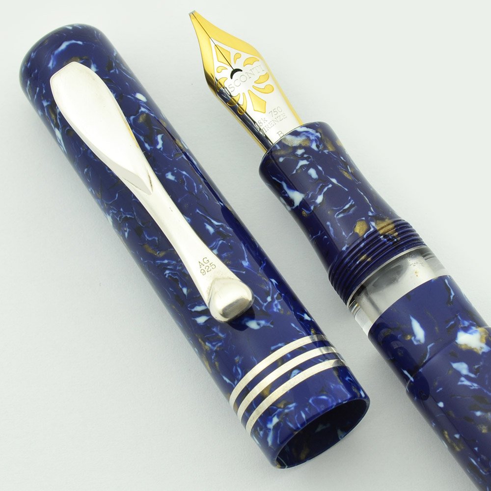 Visconti 25th Anniversary Voyager Fountain Pen - Blue Lapis, 18k